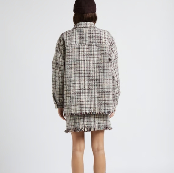 Scotch & Soda Glitter Tweed Dance All Night Over Sized Shirt Jacket SZ - Picture 5 of 16